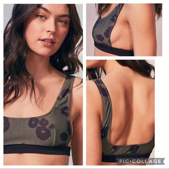 Urban Outfitters Other - EVIL TWIN Sargent Animal Leopard Print Scoop Neck Bikini Top
